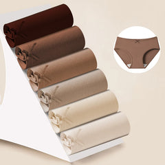 Women Pastel Bow Briefs 6pcs