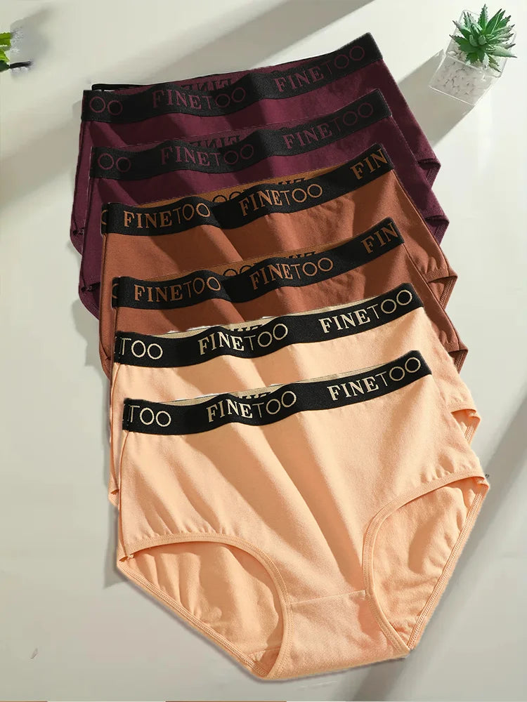 Two pairs of underwear with 'FINEtoo' branding on a light background