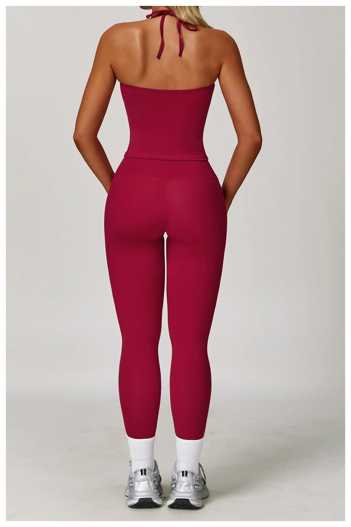 Women’s 2-Piece Yoga Set – Bell-Bottom Pants & Sports Bra