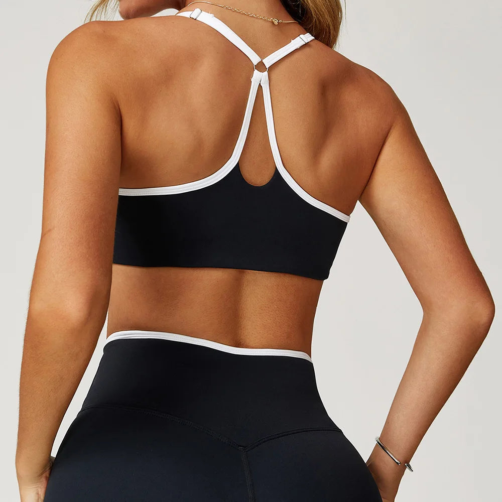 Women’s Push-Up Shockproof Sports Bra – Gym & Yoga Top