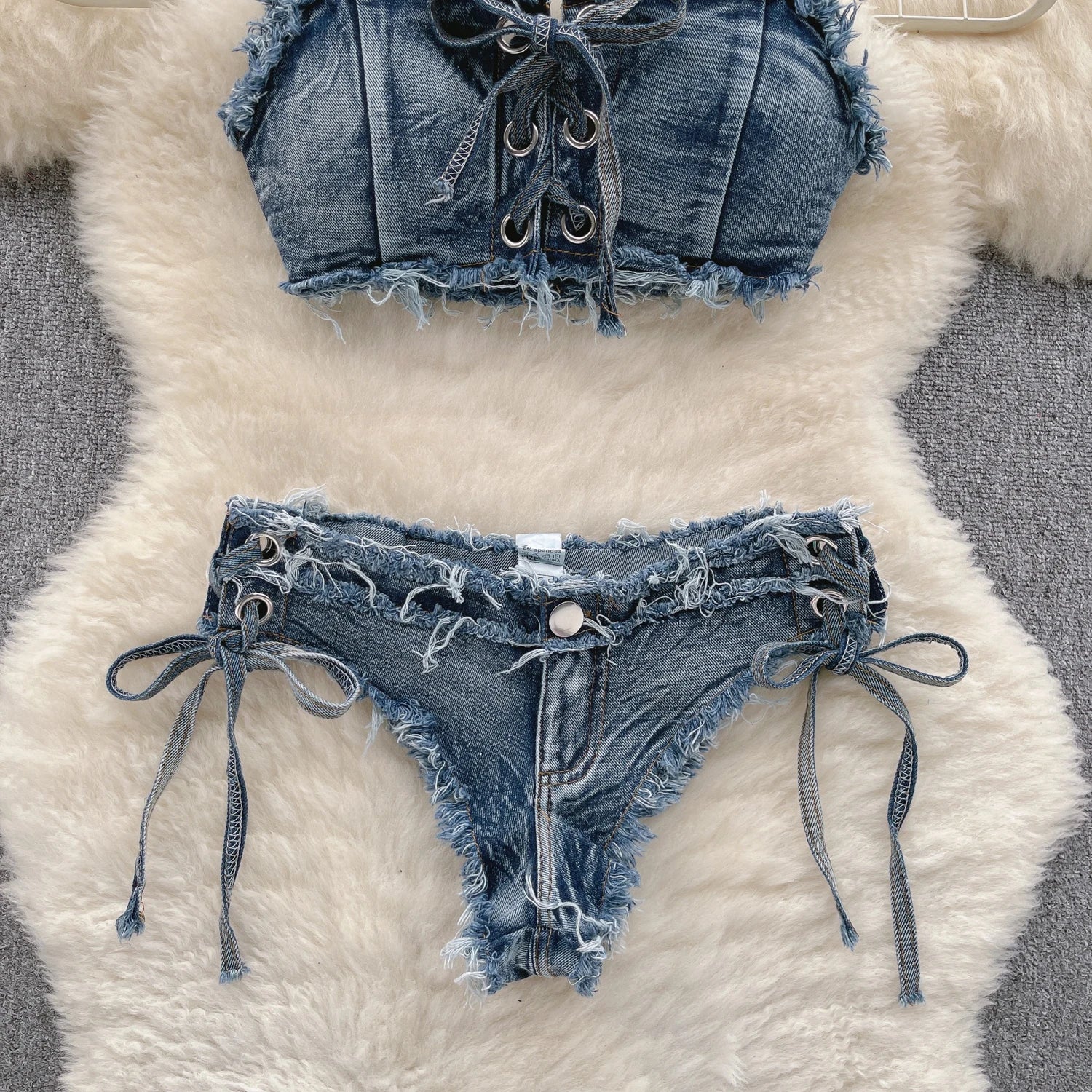 Fashionable women's jeans underwear
