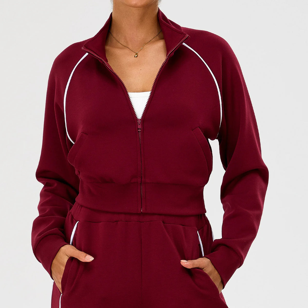 Thermal Zipper Women’s Yoga Jacket
