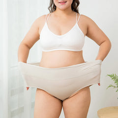 Plus Size Print Briefs 4pcs