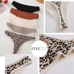Seamless Cotton Thong Panty 9-Piece Set