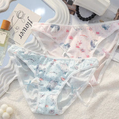Kawaii Cat Lace Seamless Panties