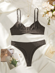 French Ultra-Thin Lingerie Set – 3-Point Erotic Bra & Panty