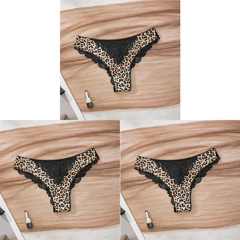 Women's Scalloped Lace 3-Pack Thong Underwear