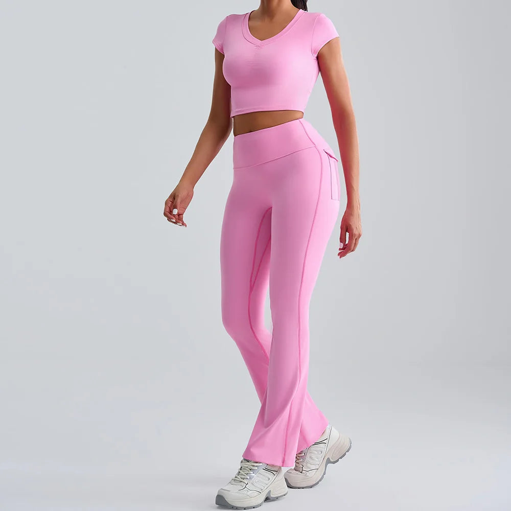 Women’s Sport Set – Sports Bra & High Waist Leggings