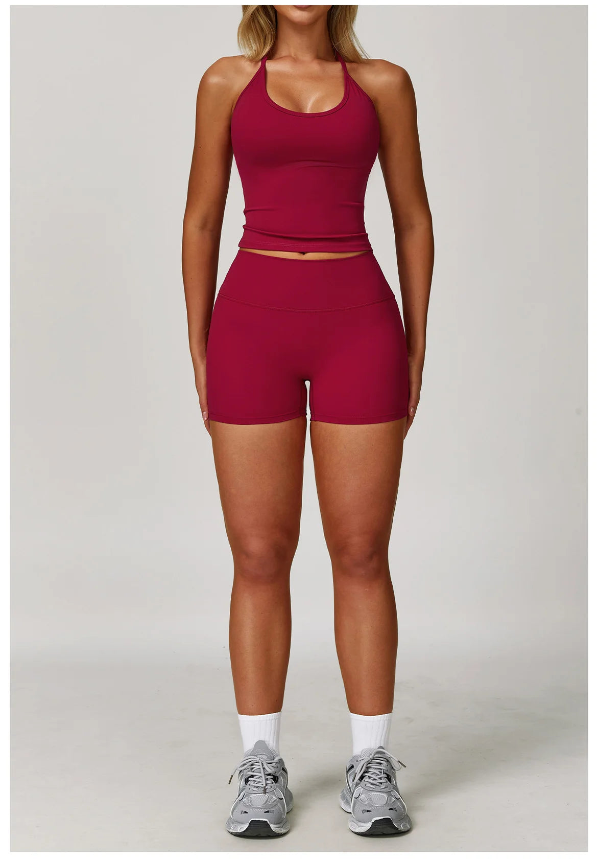 Women’s 2-Piece Yoga Set – Bell-Bottom Pants & Sports Bra