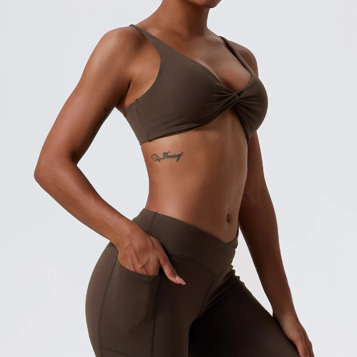 Women’s Shockproof Push-Up Sports Bra – Quick-Dry Gym Crop Top
