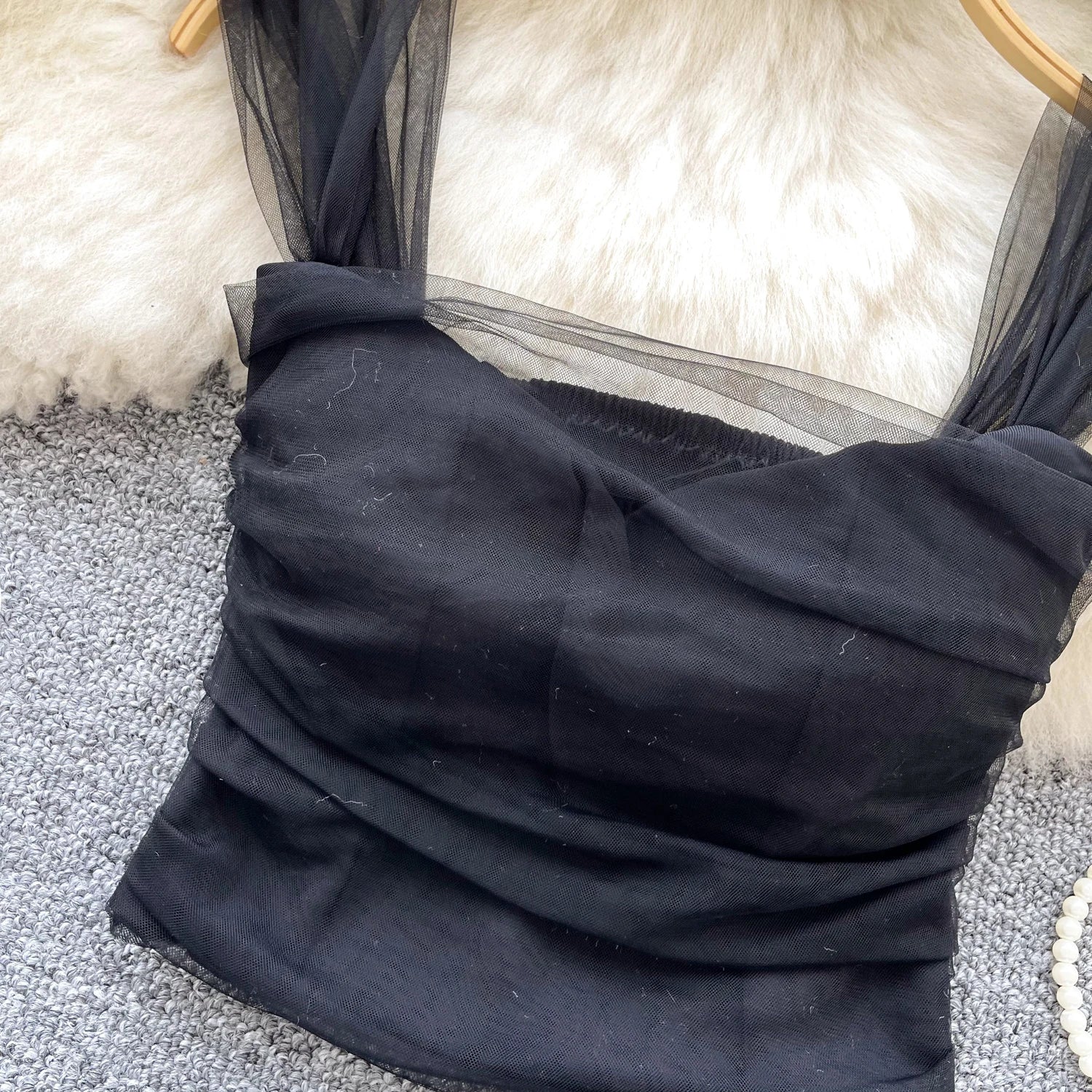 Sweet Gauze Sleeveless Camisole – Korean Streetwear