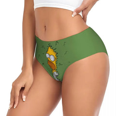 Cartoon Print Breathable Cotton Briefs