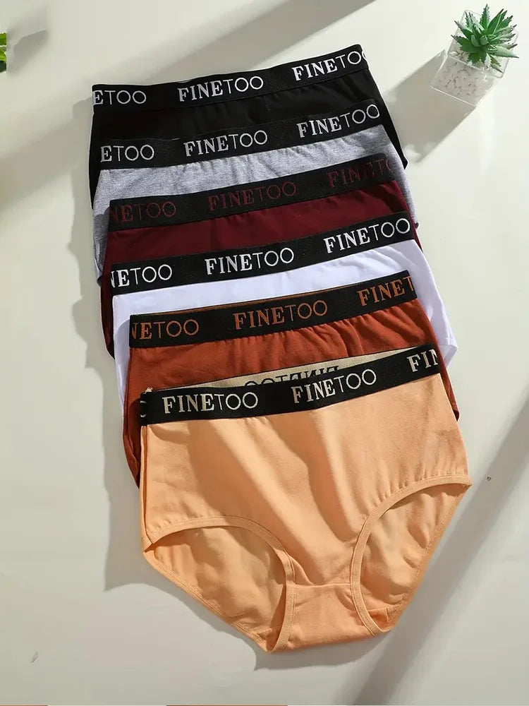 Set of six pairs of men's underwear with 'FINETOOL' branding on a light background.