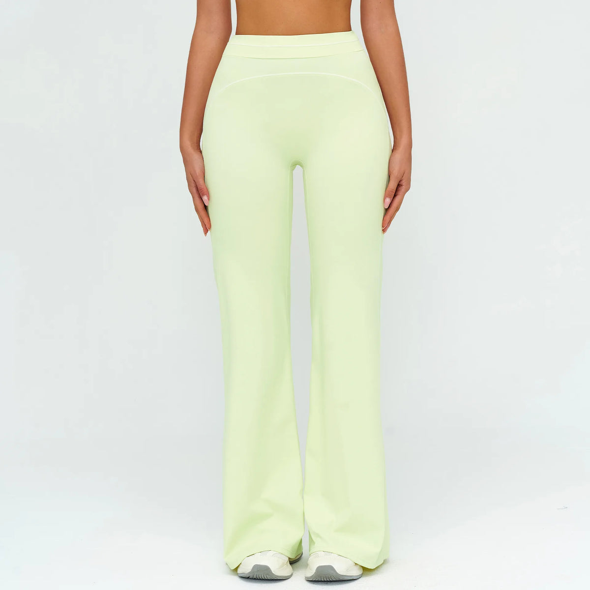 High‑Waist Flare Yoga Leggings