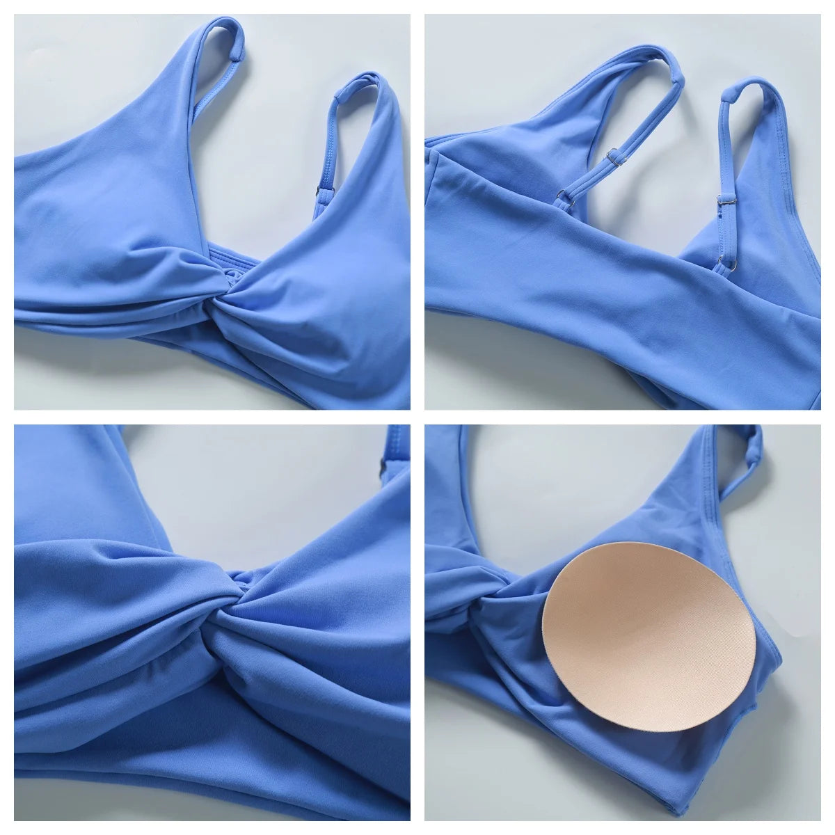 Women’s Shockproof Push-Up Sports Bra – Quick-Dry Gym Crop Top