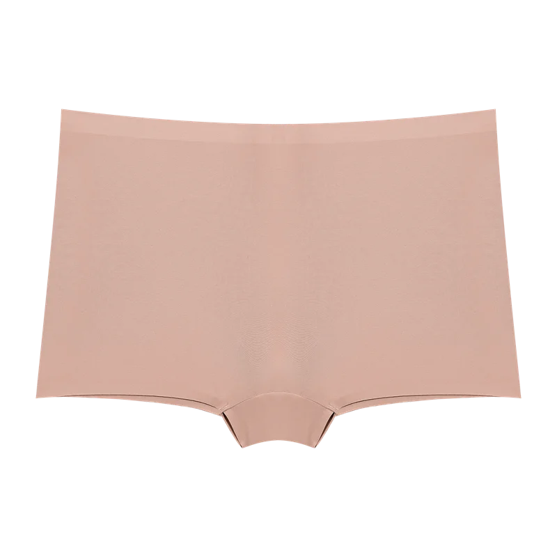 Beige underwear on a white background