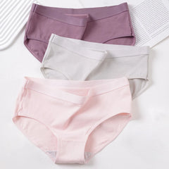 Solid Cotton Briefs 4-Pack Women