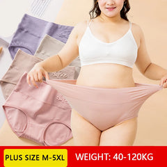 Plus Size Print Briefs 4pcs