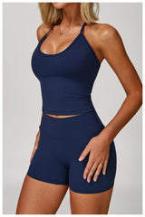 Women’s 2-Piece Yoga Set – Bell-Bottom Pants & Sports Bra
