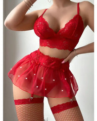 3 Pieces Sexy Lingerie Set