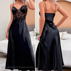 Elegant Lace Sheer Summer Nightdress