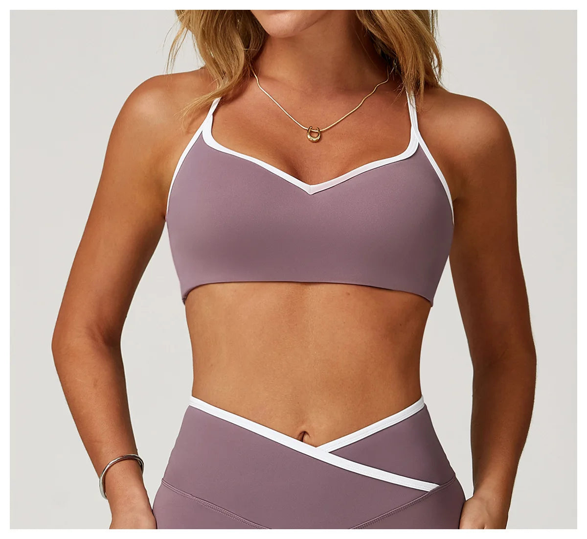 Women’s Push-Up Shockproof Sports Bra – Gym & Yoga Top
