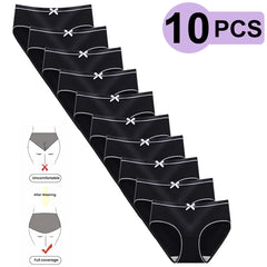 Cotton Girls' Briefs Pack 5-To-10 Pieces