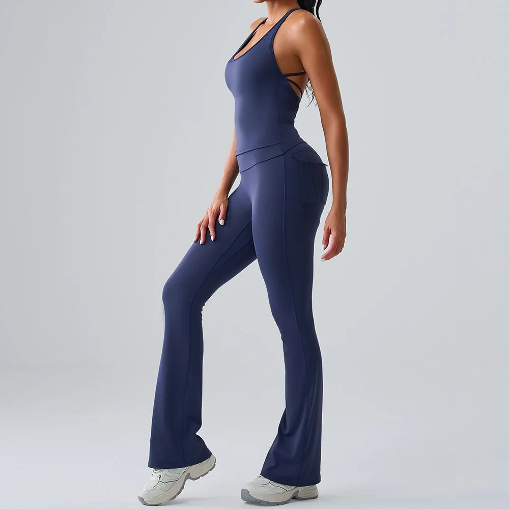 Women’s Sport Set – Sports Bra & High Waist Leggings