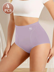 Person wearing light purple underwear with a brand logo, standing against a neutral background.