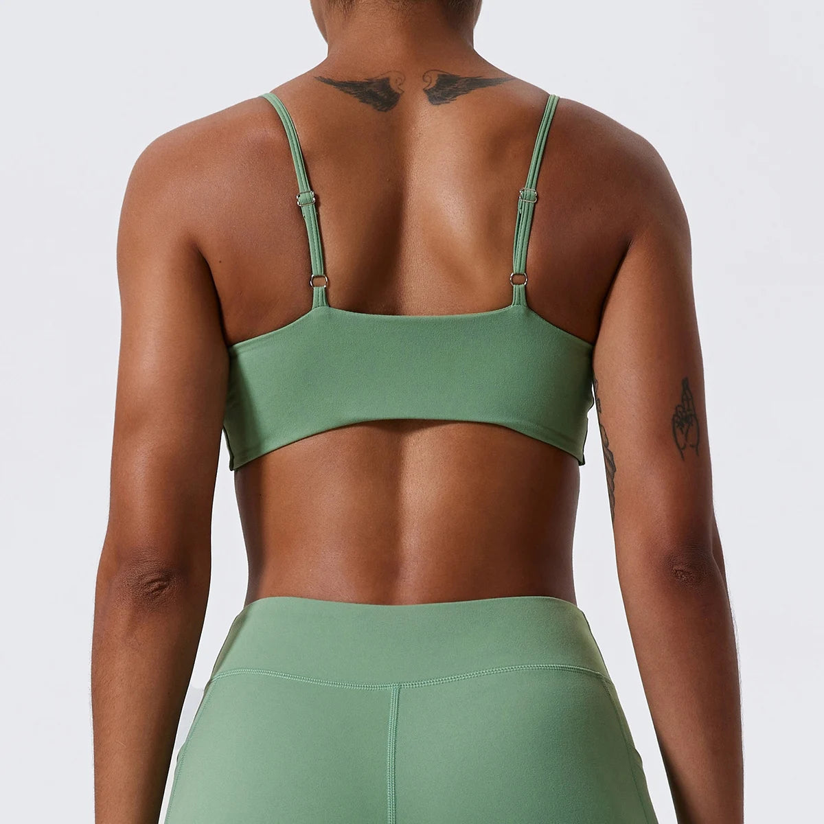 Women’s Shockproof Push-Up Sports Bra – Quick-Dry Gym Crop Top