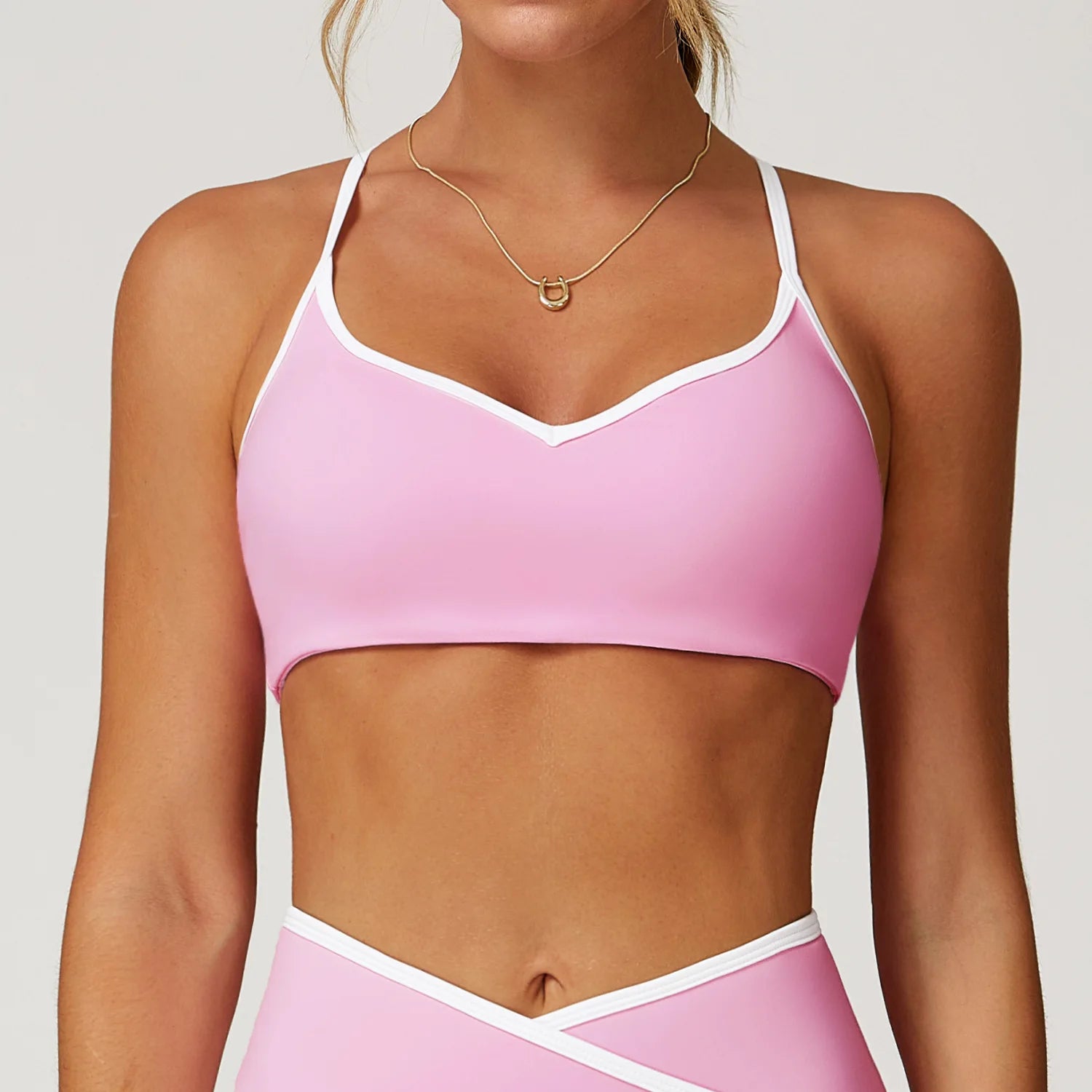 Women’s Push-Up Shockproof Sports Bra – Gym & Yoga Top