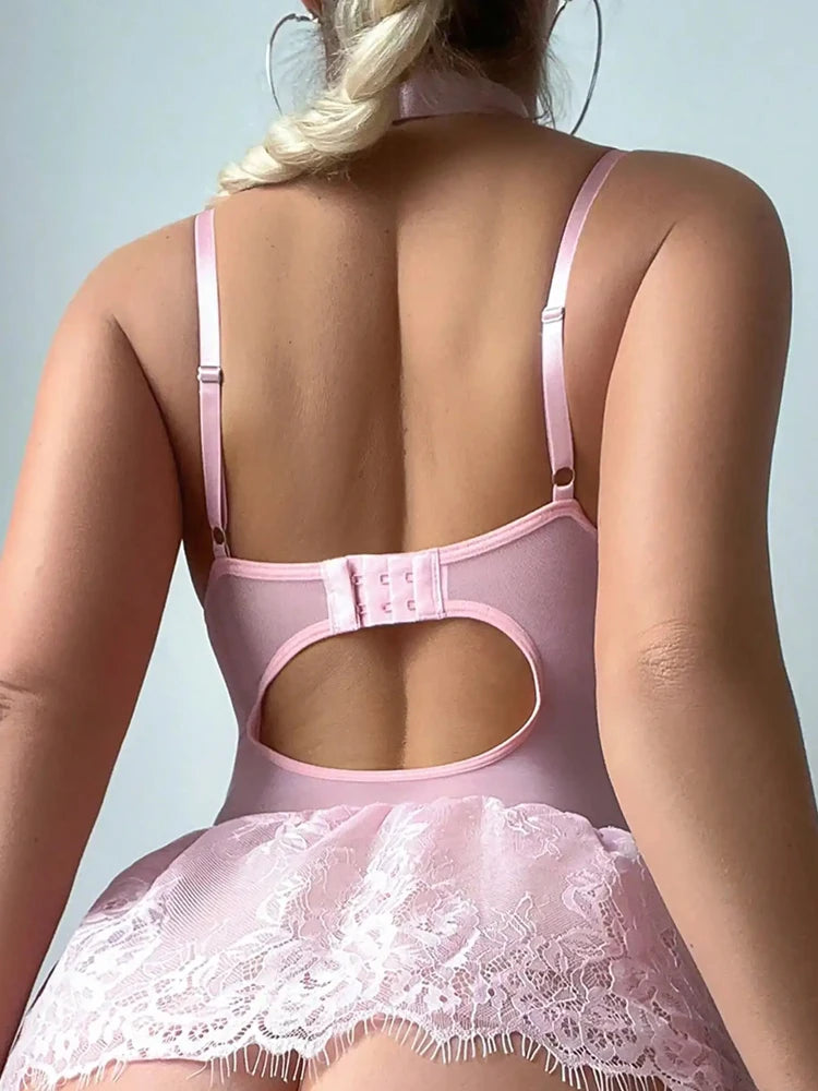 Sexy Lace Trim Lingerie Set