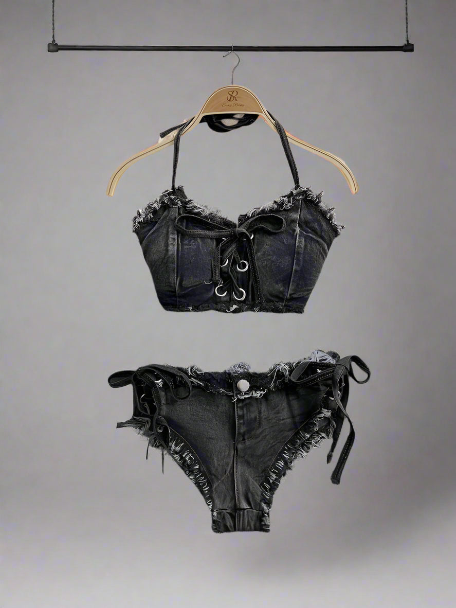 Fashionable women's jeans underwear