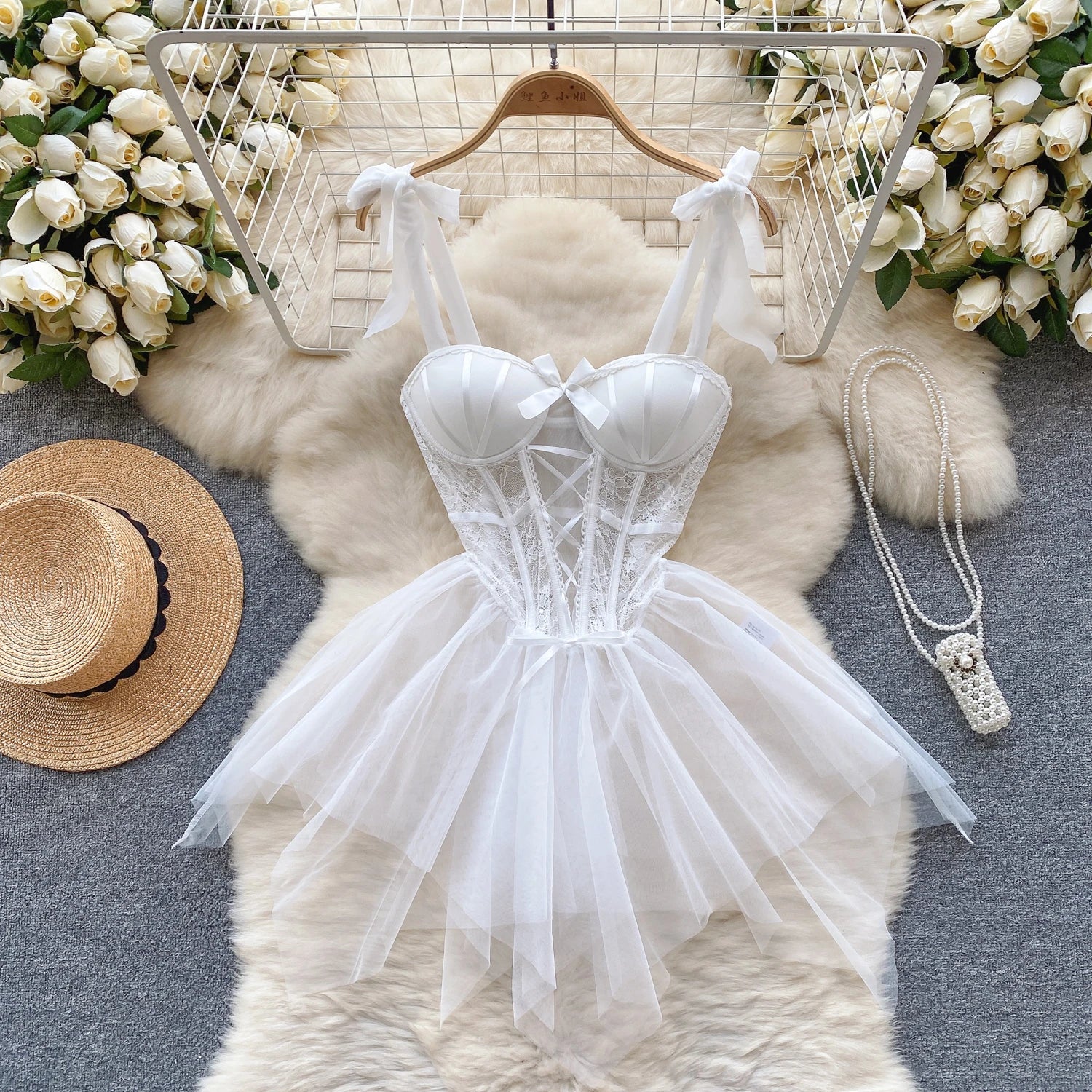 Sexy lace nightgown