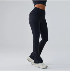 High Waist Flared Yoga Pants for Women