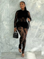 Lace Jumpsuit Me Baby Set