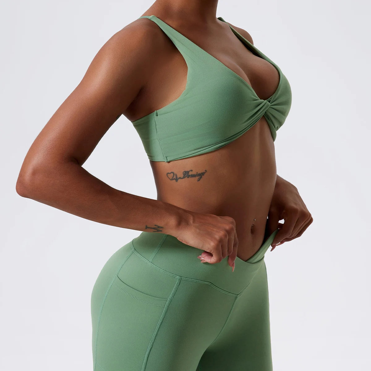 Women’s Shockproof Push-Up Sports Bra – Quick-Dry Gym Crop Top