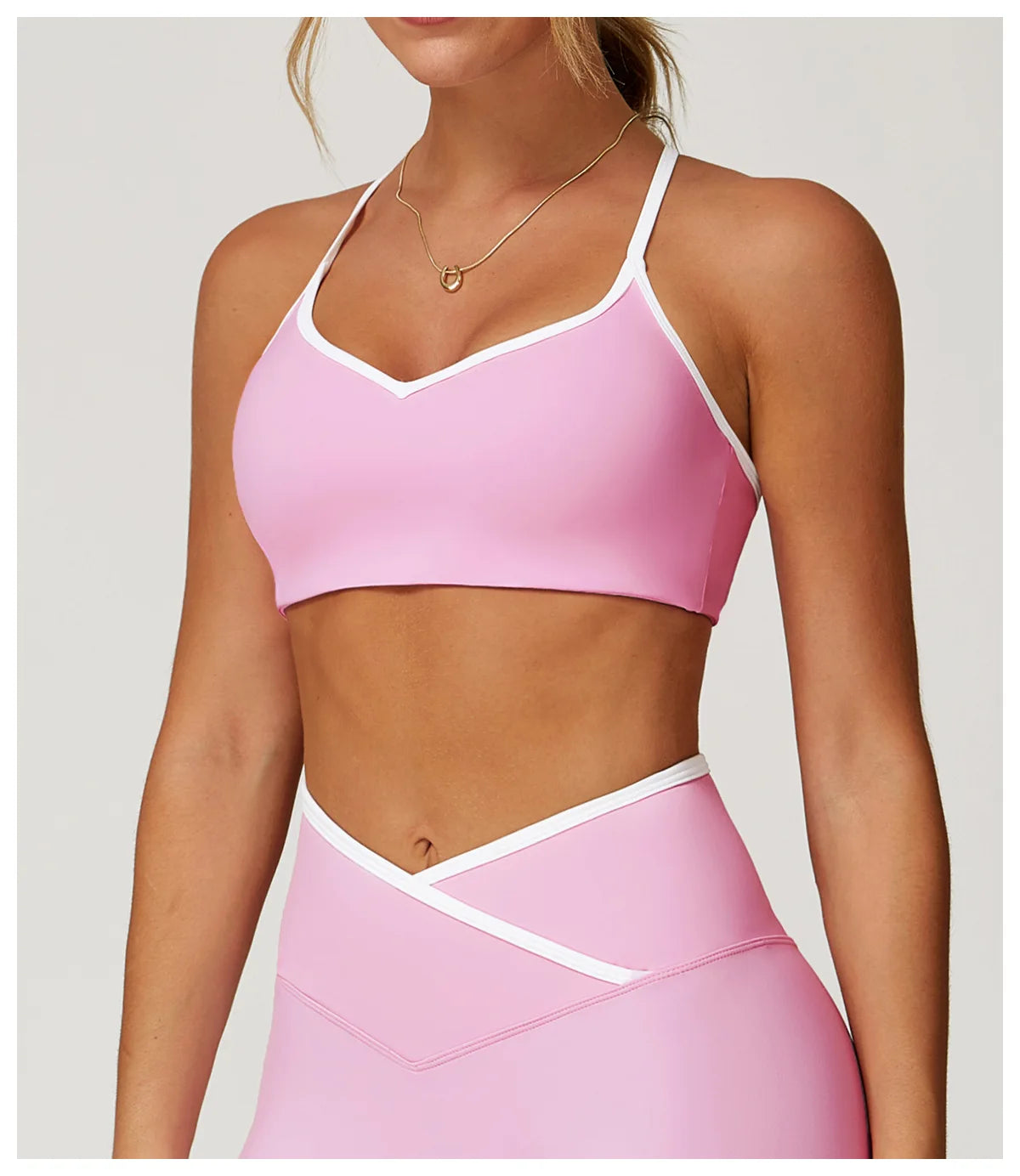 Women’s Push-Up Shockproof Sports Bra – Gym & Yoga Top