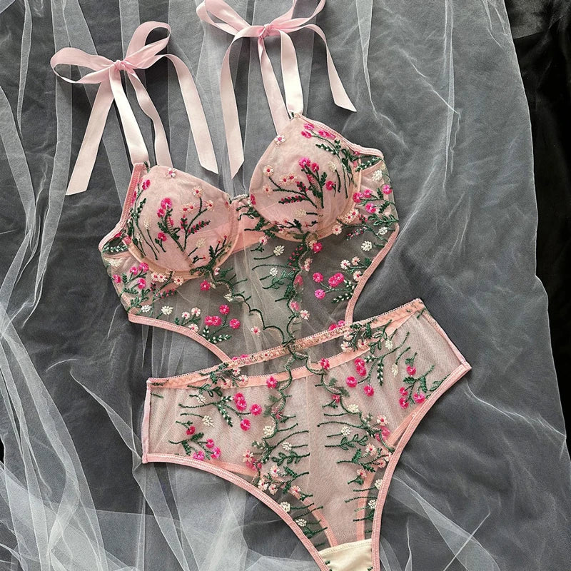 Sexy Women's Bra & Panties Set - Lingerie for Ladies