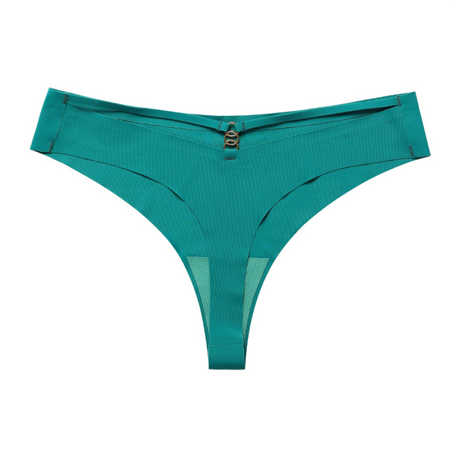 3-Piece Sexy Ice Silk Seamless Bandage Thong Set JC