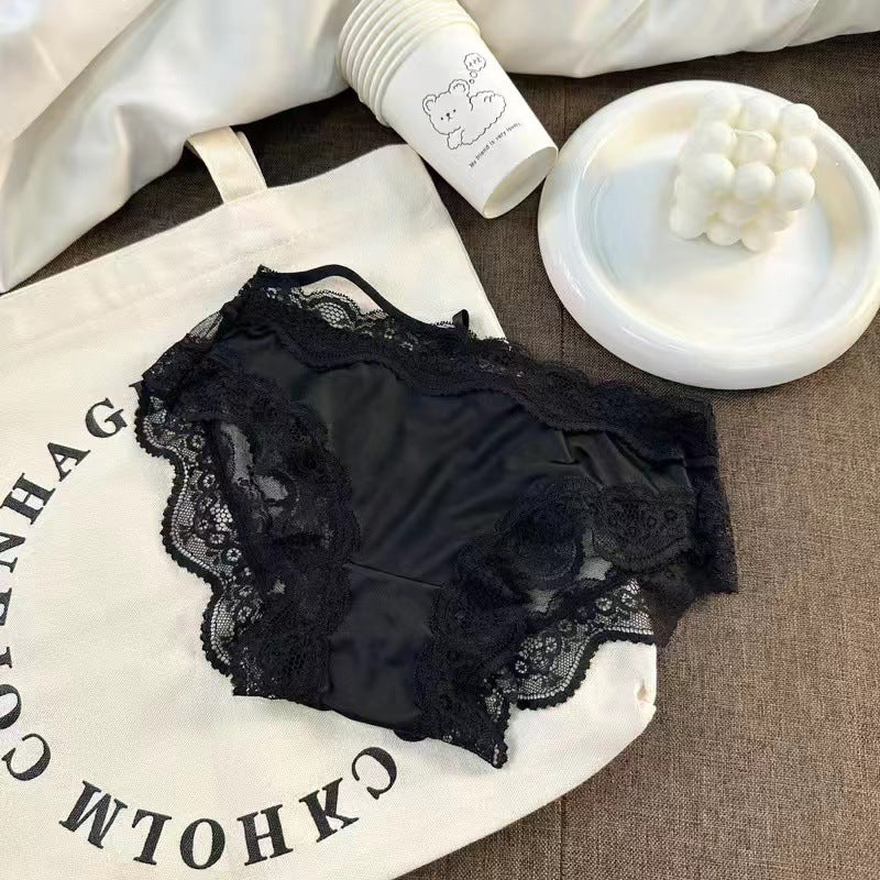 Bloom-Lace Cotton Comfort Briefs-