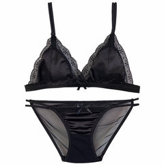 Elegant French Lace Lingerie Set-