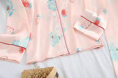 Natural Ice Silk Lounge Set-