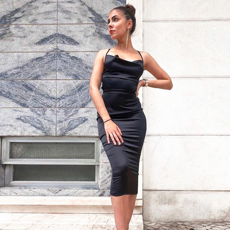 Women Body-con Long Midi Dress