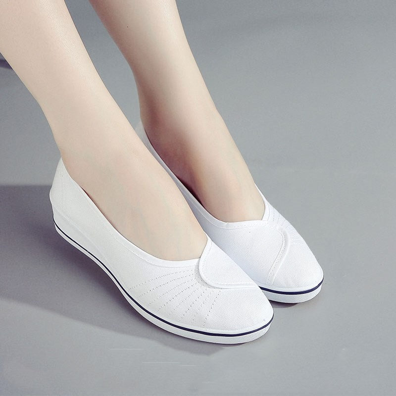 Women Flat Bottom Nurse Shoes