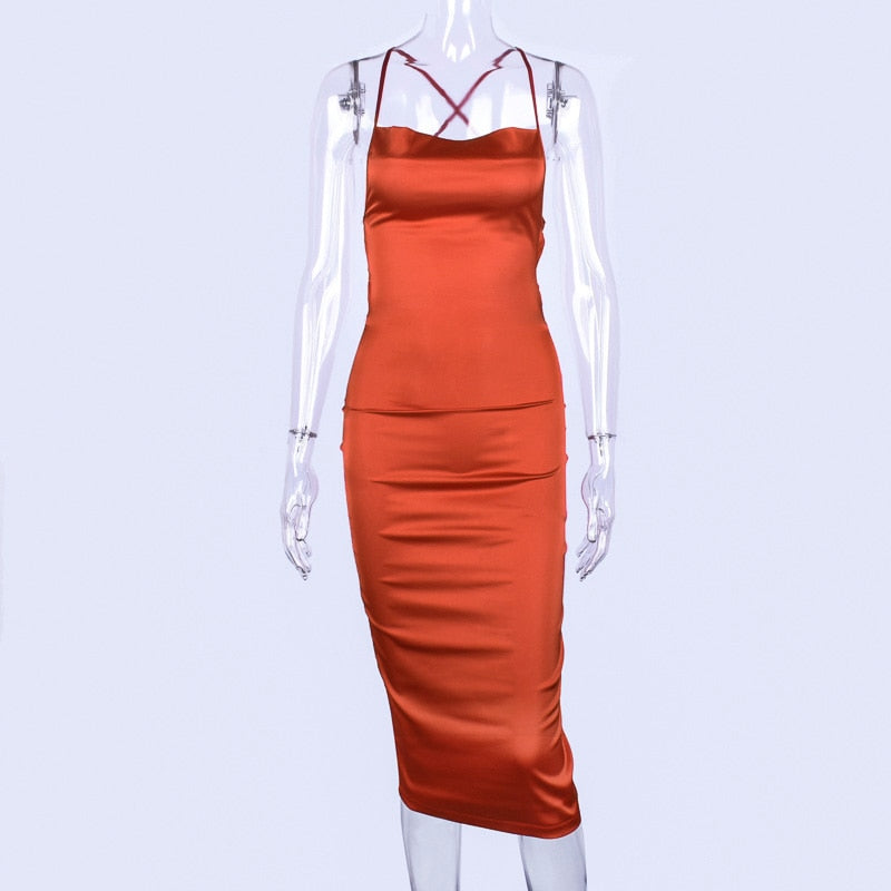 Women Body-con Long Midi Dress