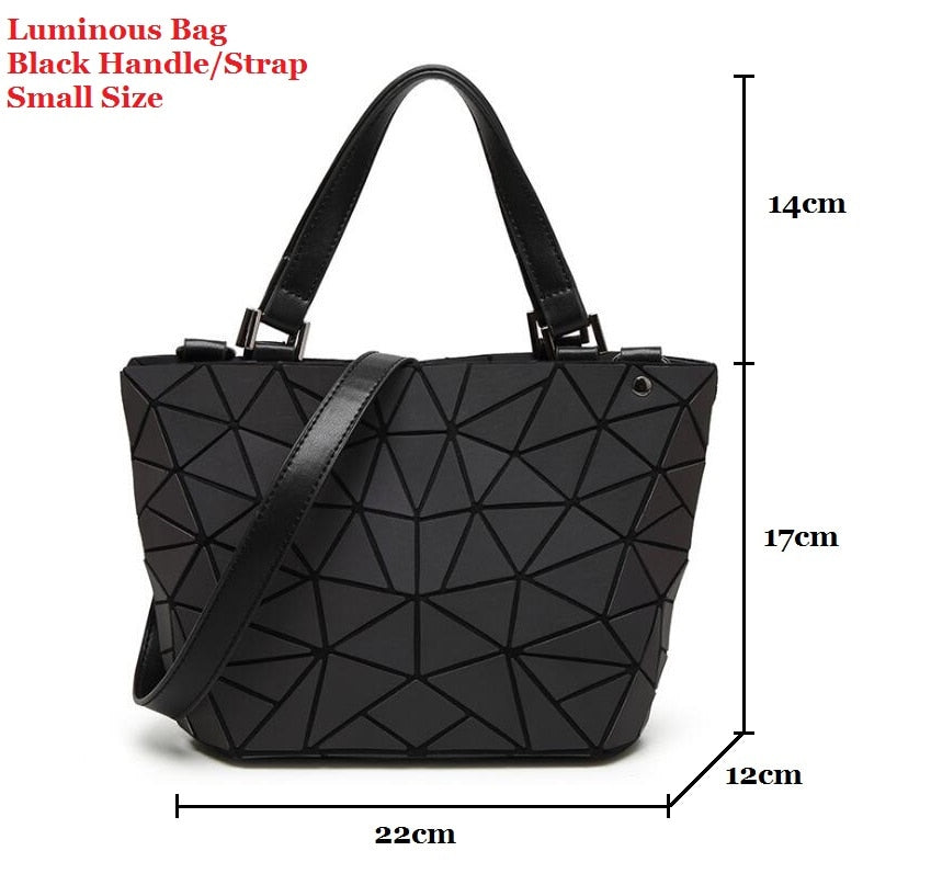 Women Geometric laser Tote Shoulder Bags