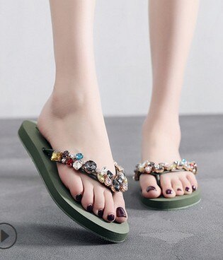 Women'S Beach Decoration Flat Slipper