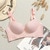 Women Striped Seamless Underwear Set