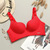Women Striped Seamless Underwear Set